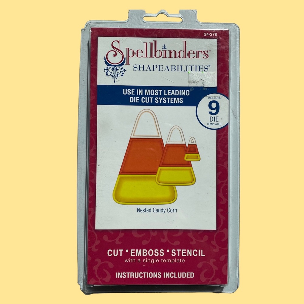Spellbinders Shapeabilities Dies - Nested Candy Corn
